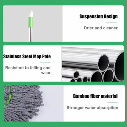 Self Wringing Twist Floor Cleaning Mops