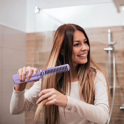 Rechargeable Hair Comb Straightener