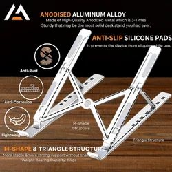 Aluminum Alloy Portable Laptop Stand Foldable