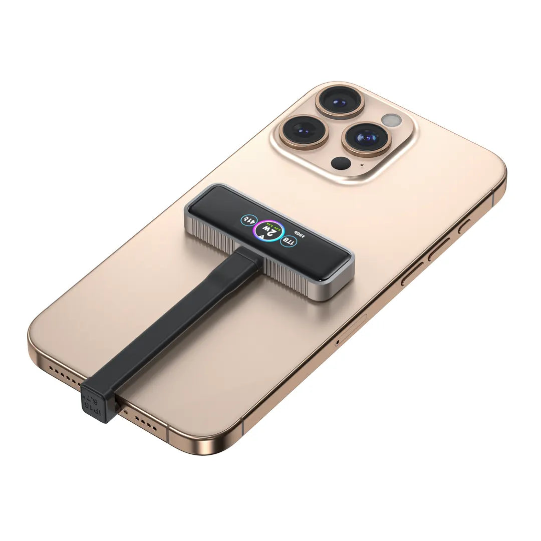 GT Storage USB-C & lightning port Magnetic Extended Storage for iPhone