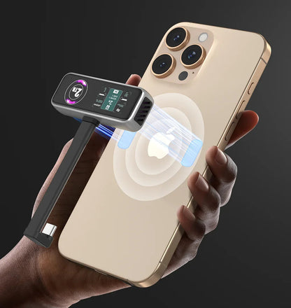 GT Storage USB-C & lightning port Magnetic Extended Storage for iPhone