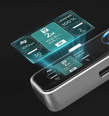 GT Storage USB-C & lightning port Magnetic Extended Storage for iPhone