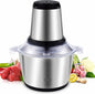 Stainless Steel (2L) Meat Blender Meat Grinder Electric Chopper for Meat Vegetables Fruits